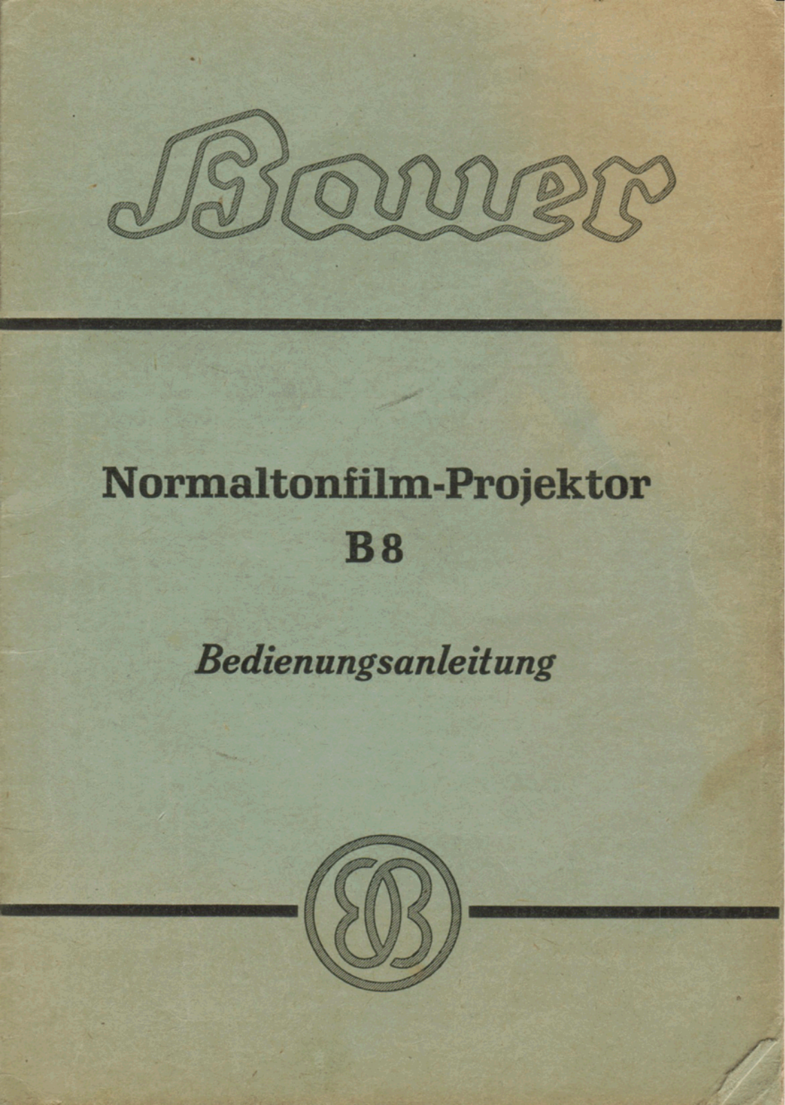 Bauer B8 User Manual