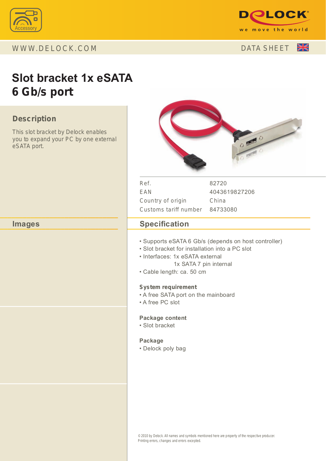 DeLOCK 82720 User Manual