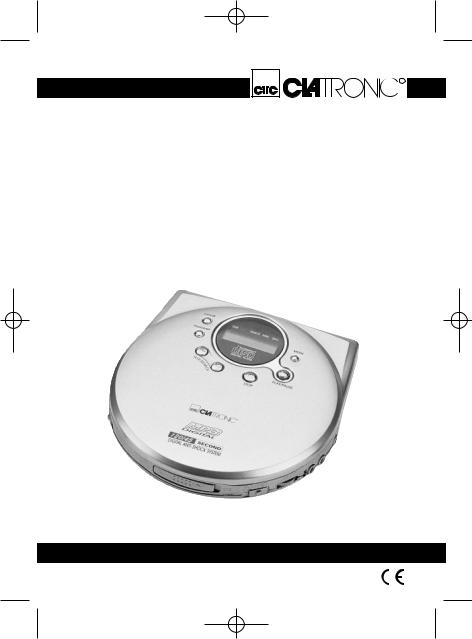CLATRONIC CDP 515 MP3 User Manual