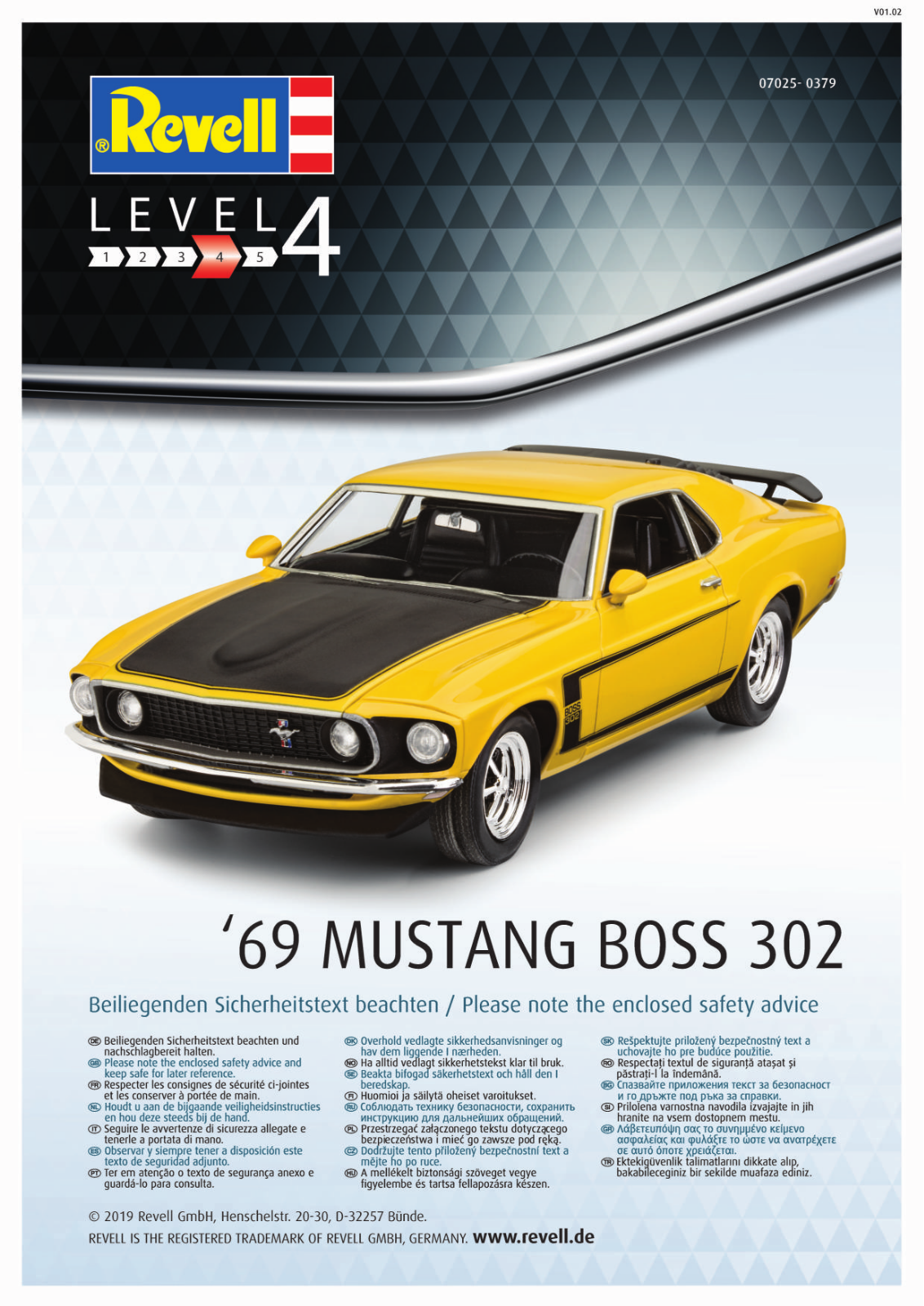 Revell 1969 Boss Service Manual