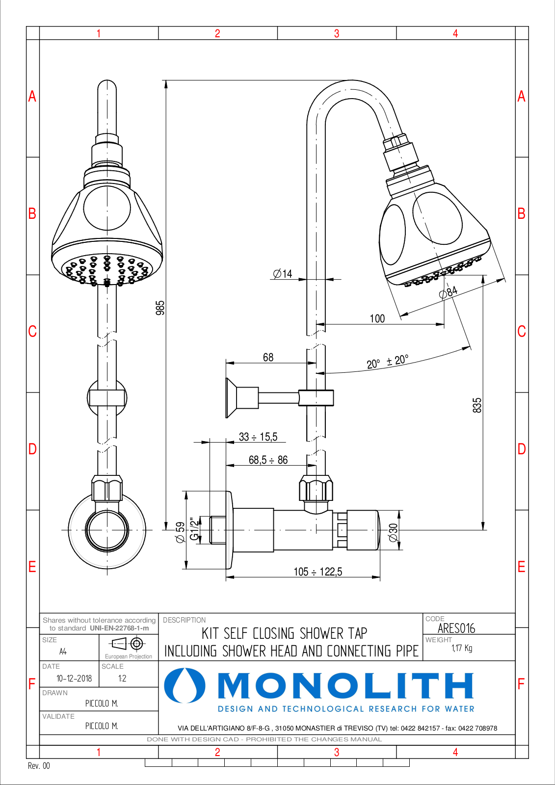 Monolith ARES016 Drawing