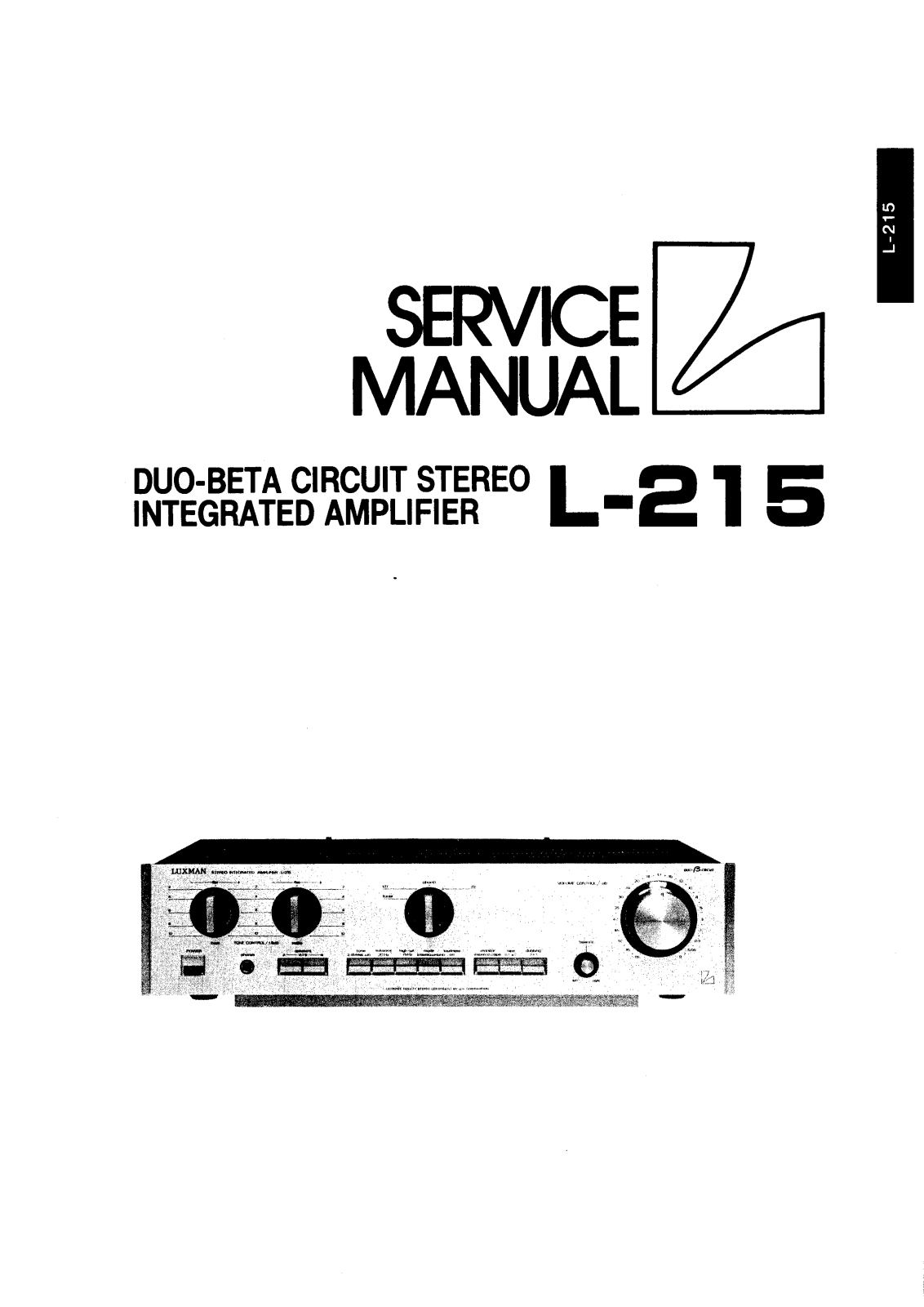 Luxman L-215 Service manual