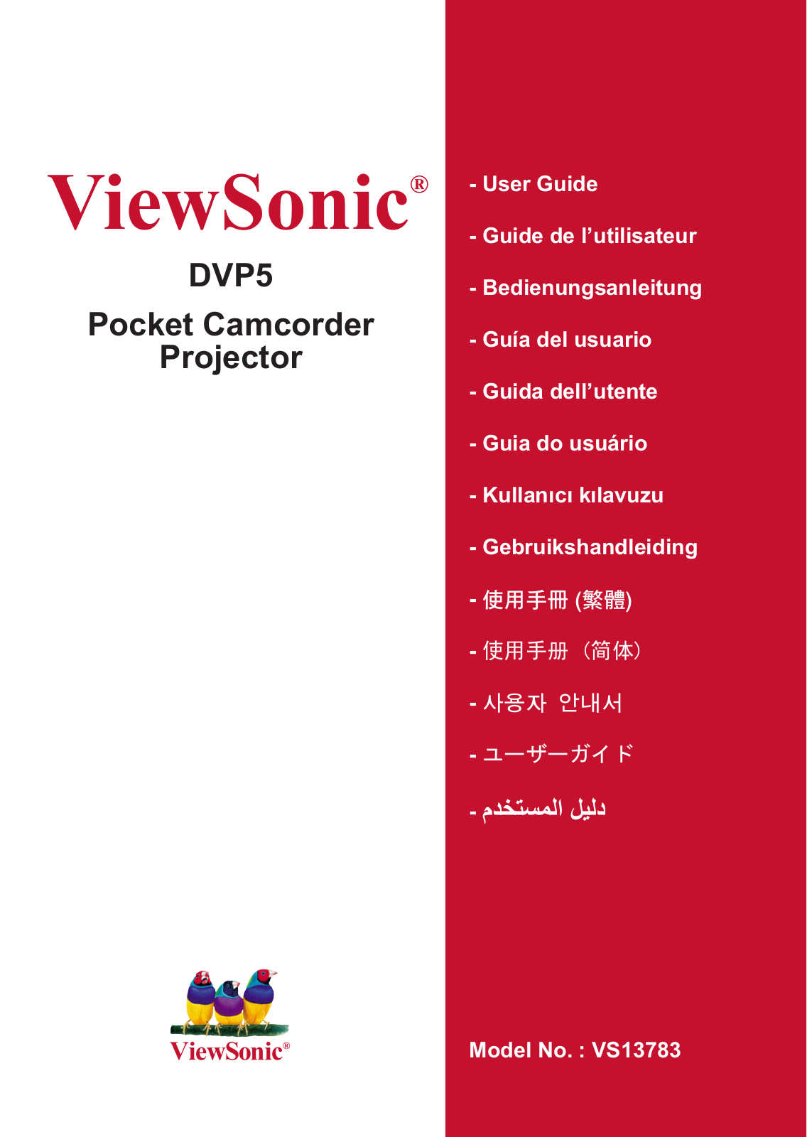 Viewsonic DVP5 User Manual