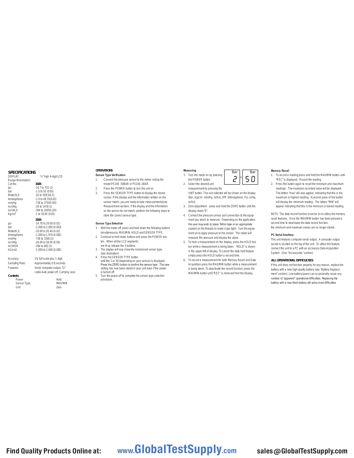Traceable 98766-89 User manual - ManualMachine.com