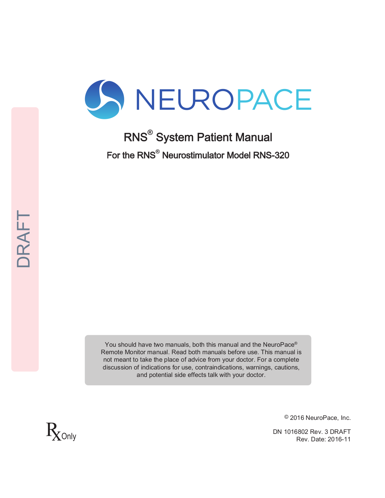 NeuroPace RF320 Users Manual - ManualMachine.com