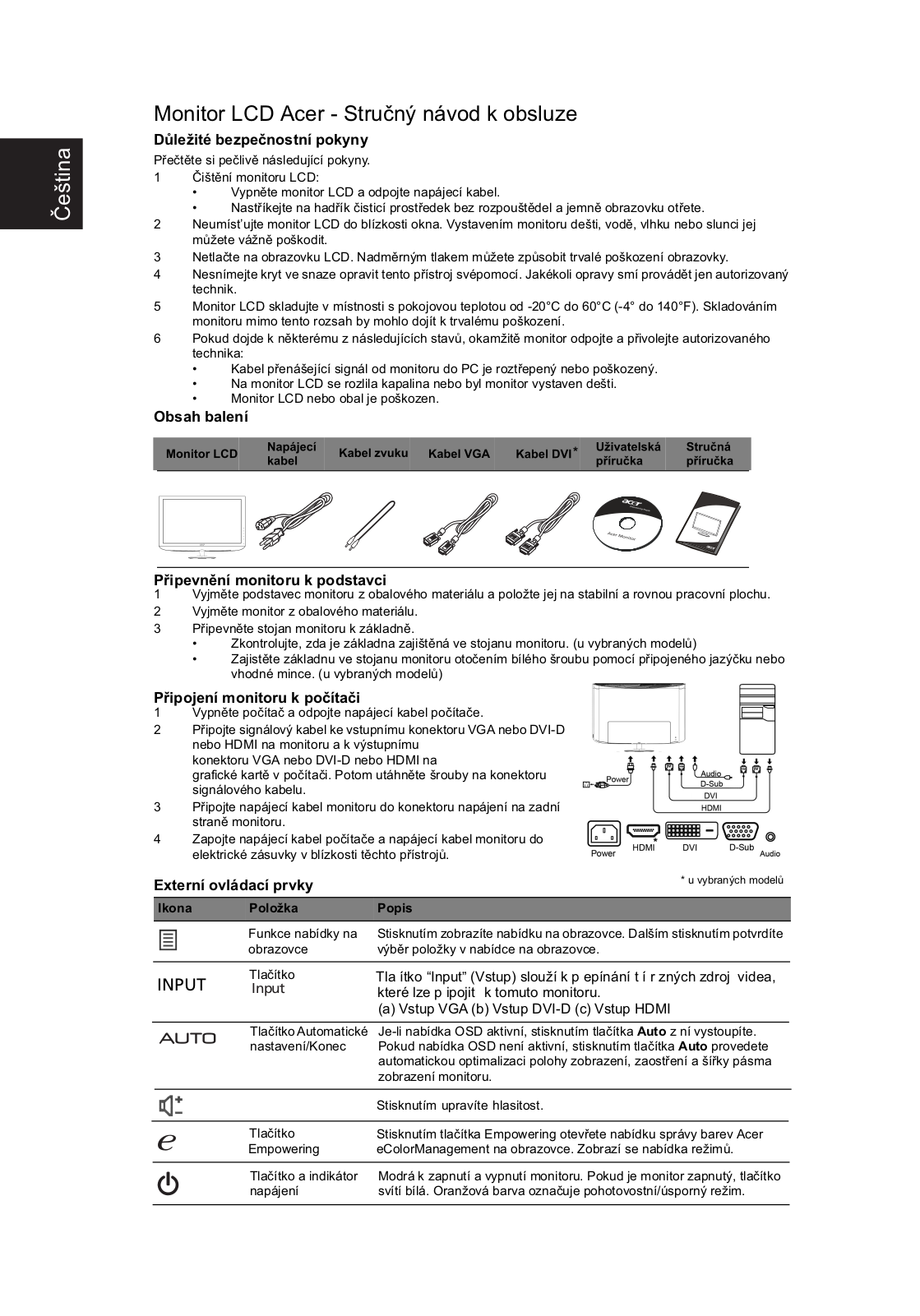 Acer H235HL User Manual