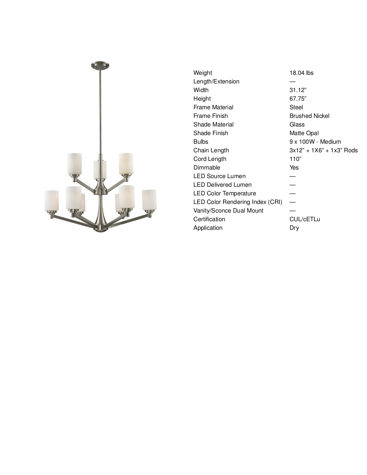 Brayden Studio BYST6785 Specifications - ManualMachine.com