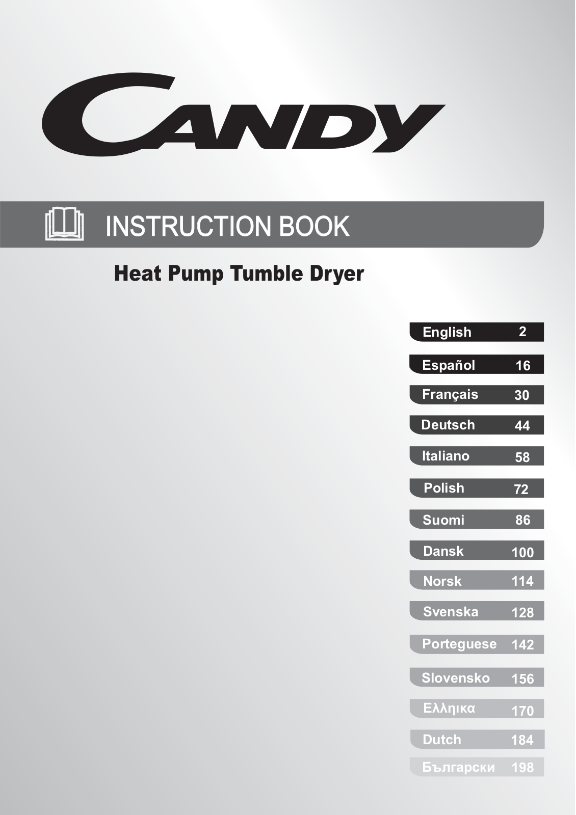 Candy SLH D913A2 User Manual