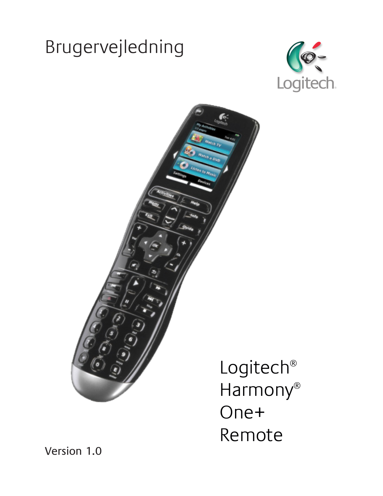 Logitech Harmony One+ 1 User Manual