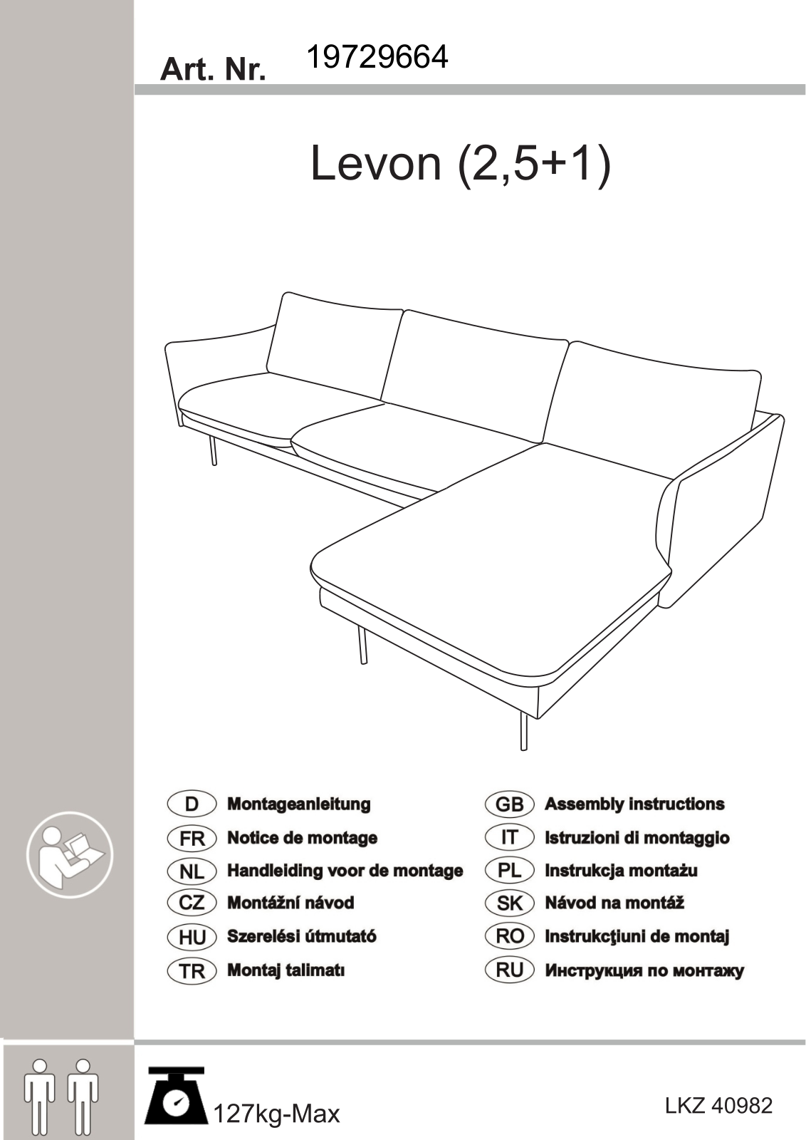Levon 83112446 Assembly instructions - ManualMachine.com