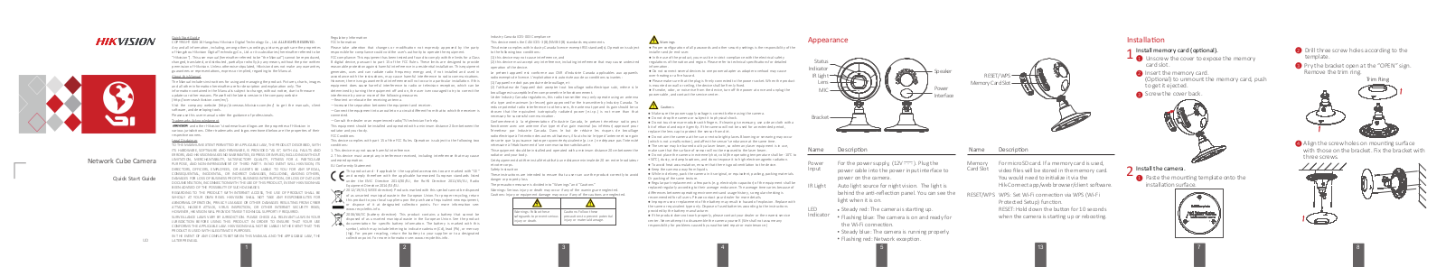 Hangzhou Hikvision Digital Technology I002U40 Users manual