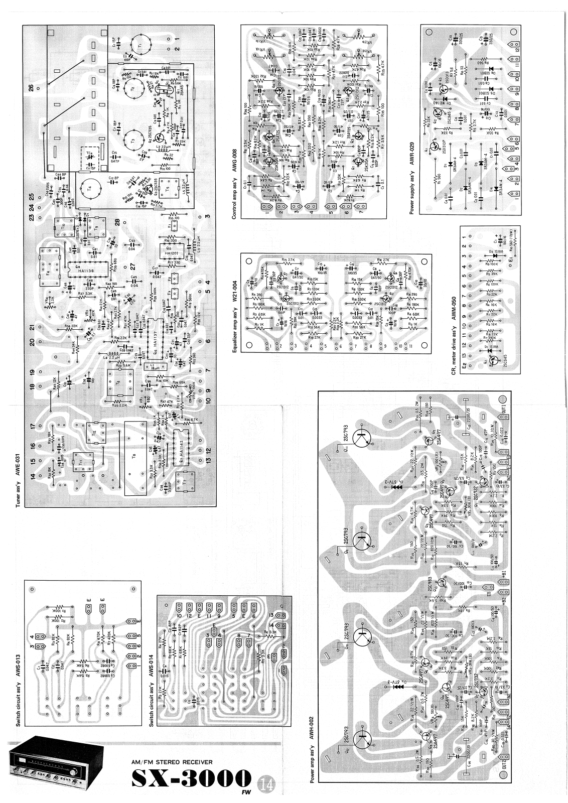 Pioneer SX-3000 Service Manual