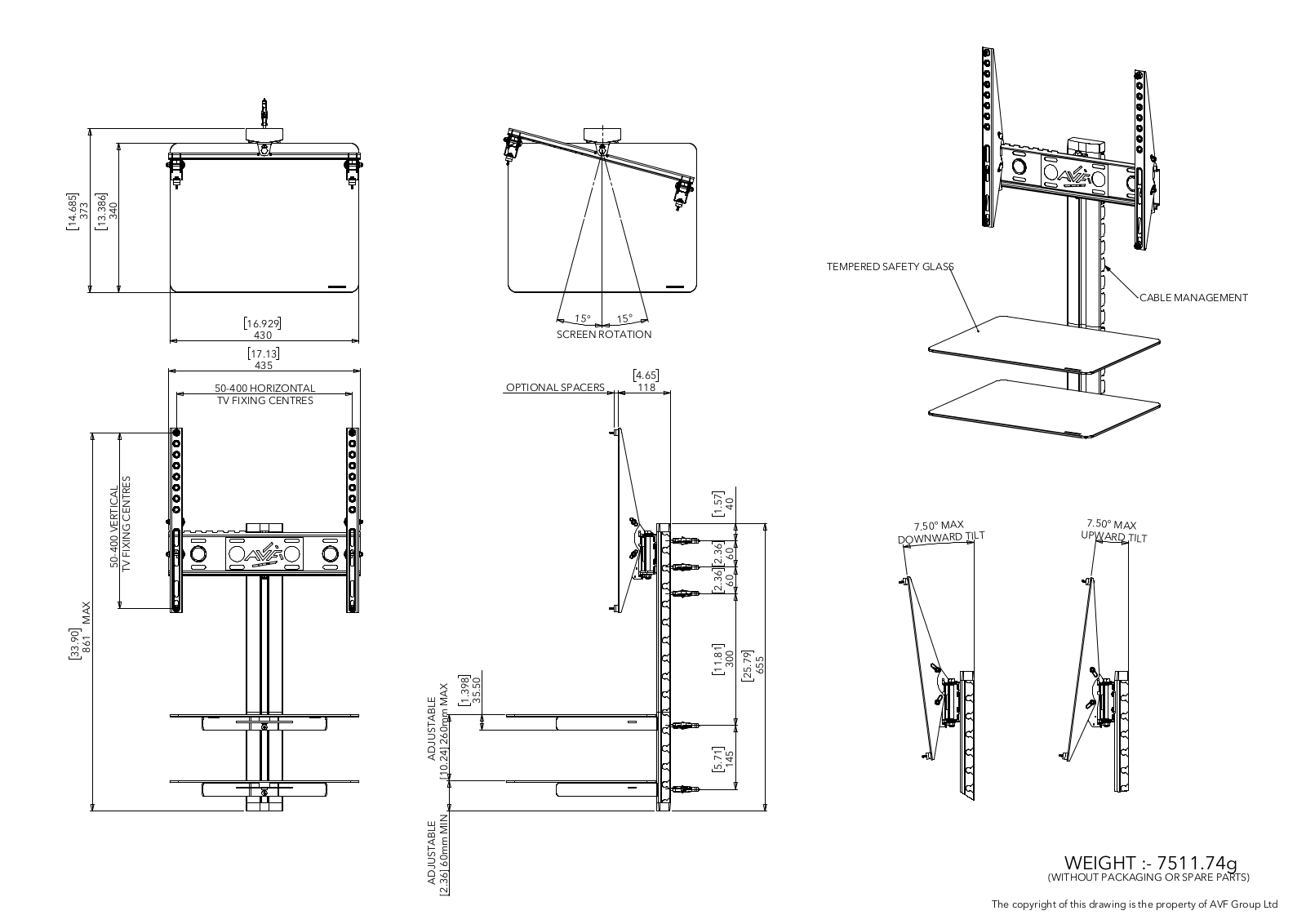 Avf ESL422B User Manual