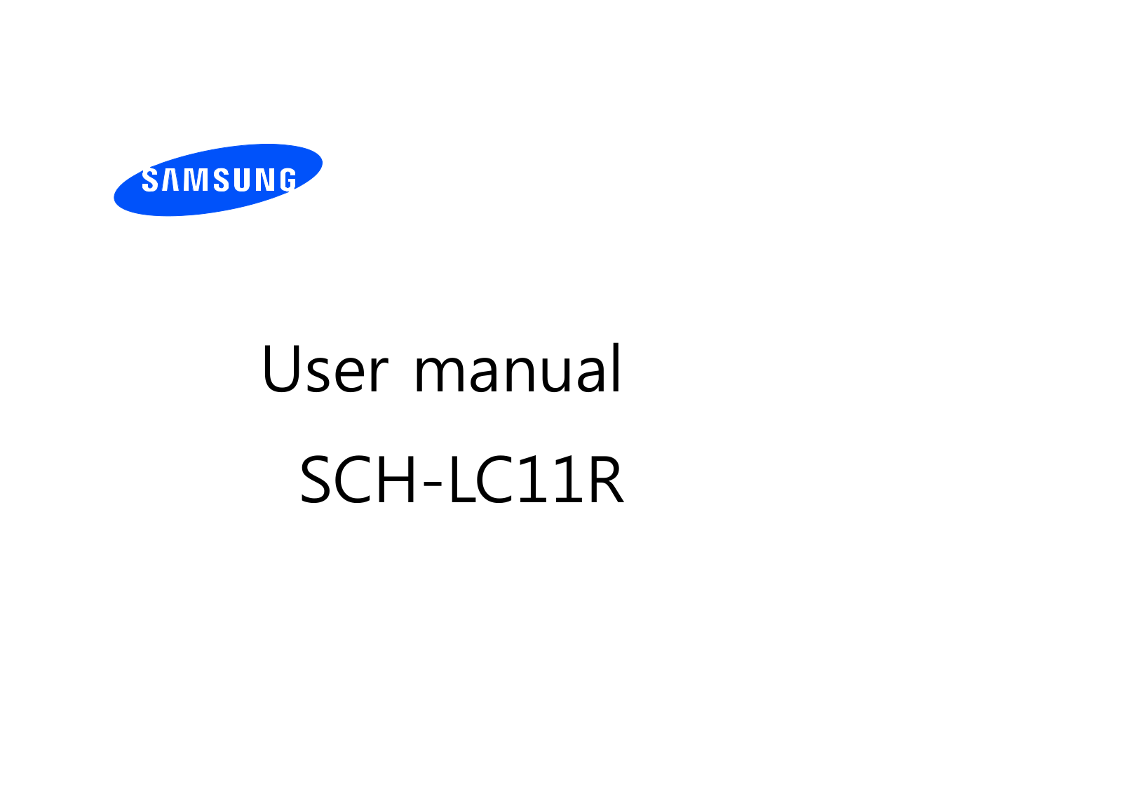 Samsung SCHLC11R Users Manual