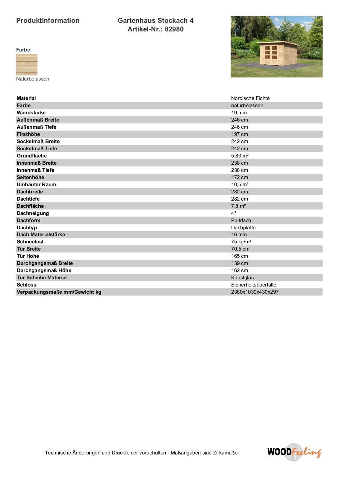 Karibu 82980 User Manual