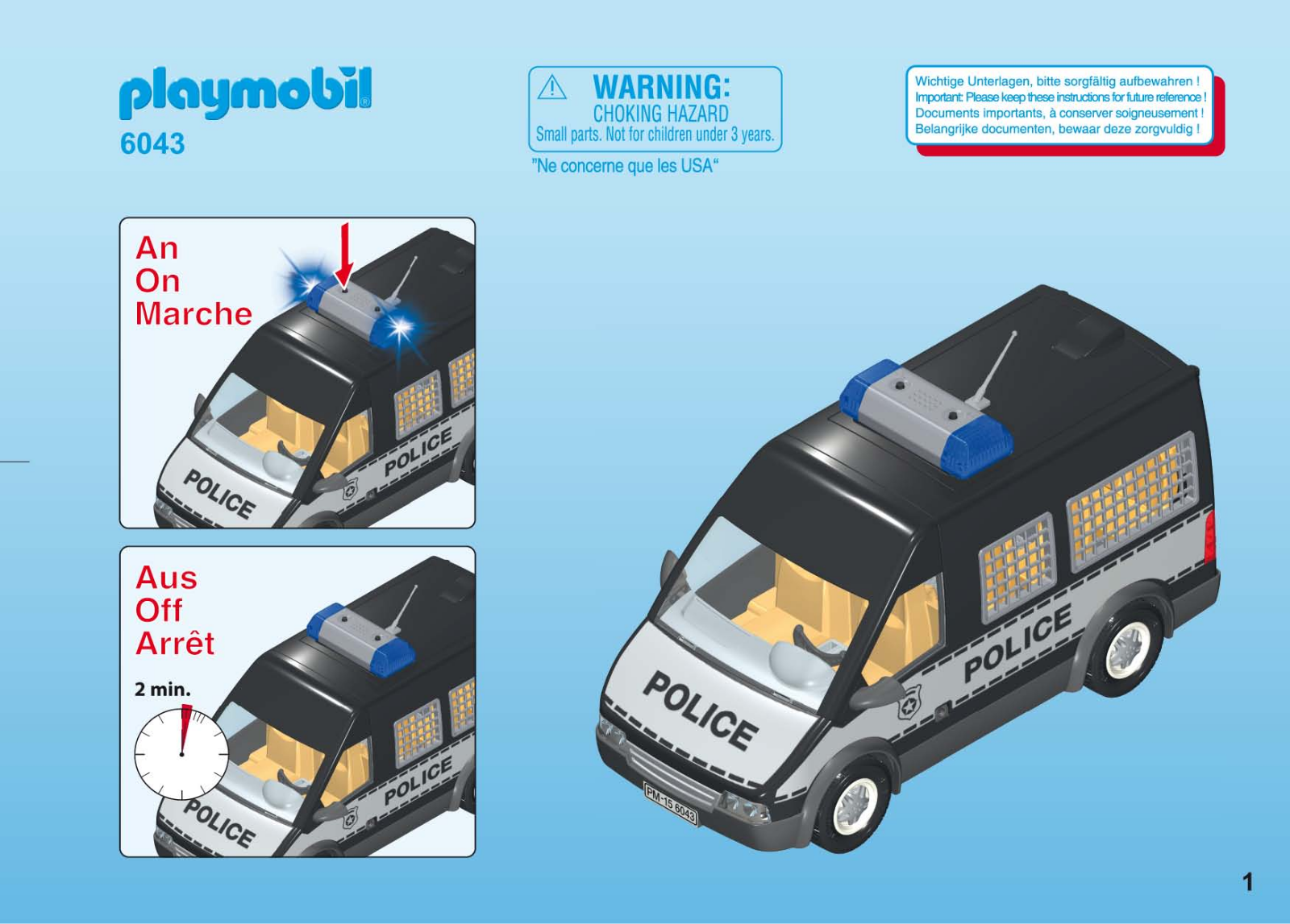 playmobil police 6043