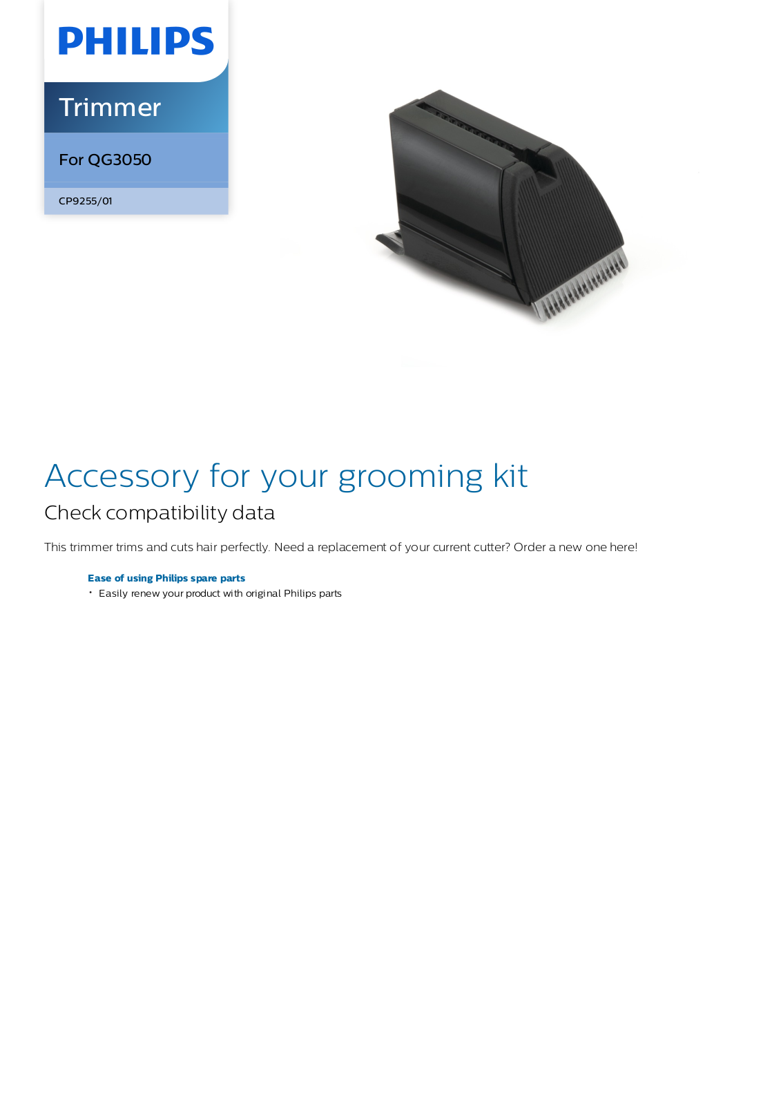 Philips CP9255/01 leaflet - ManualMachine.com