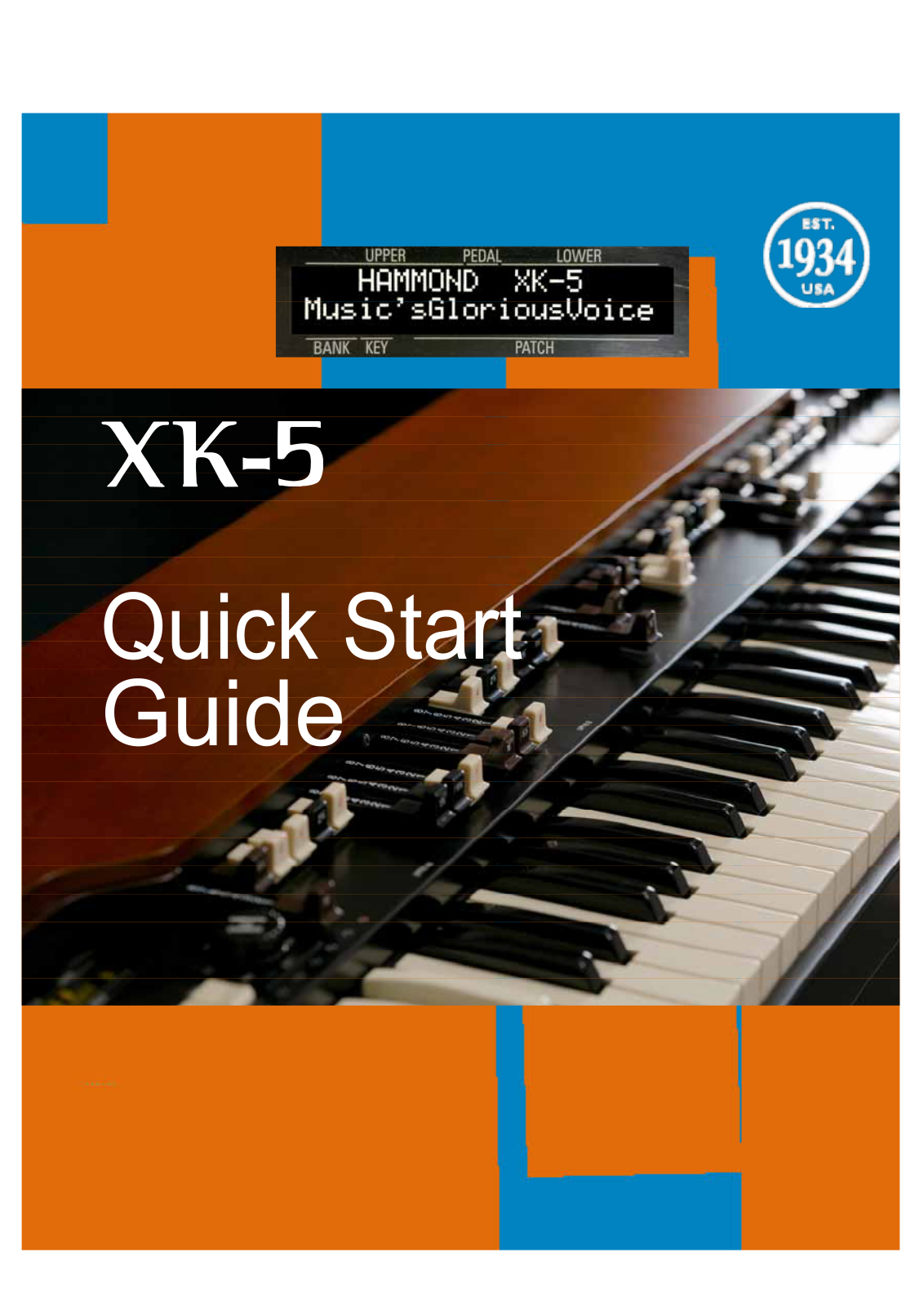 Hammond XK5 User manual