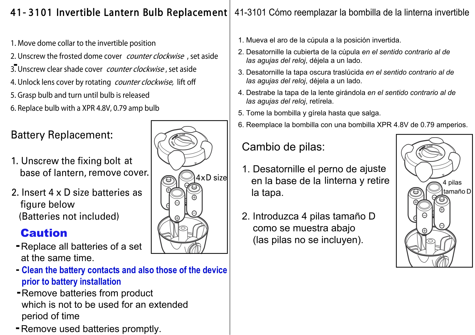 Dorcy 41-3101 User Manual