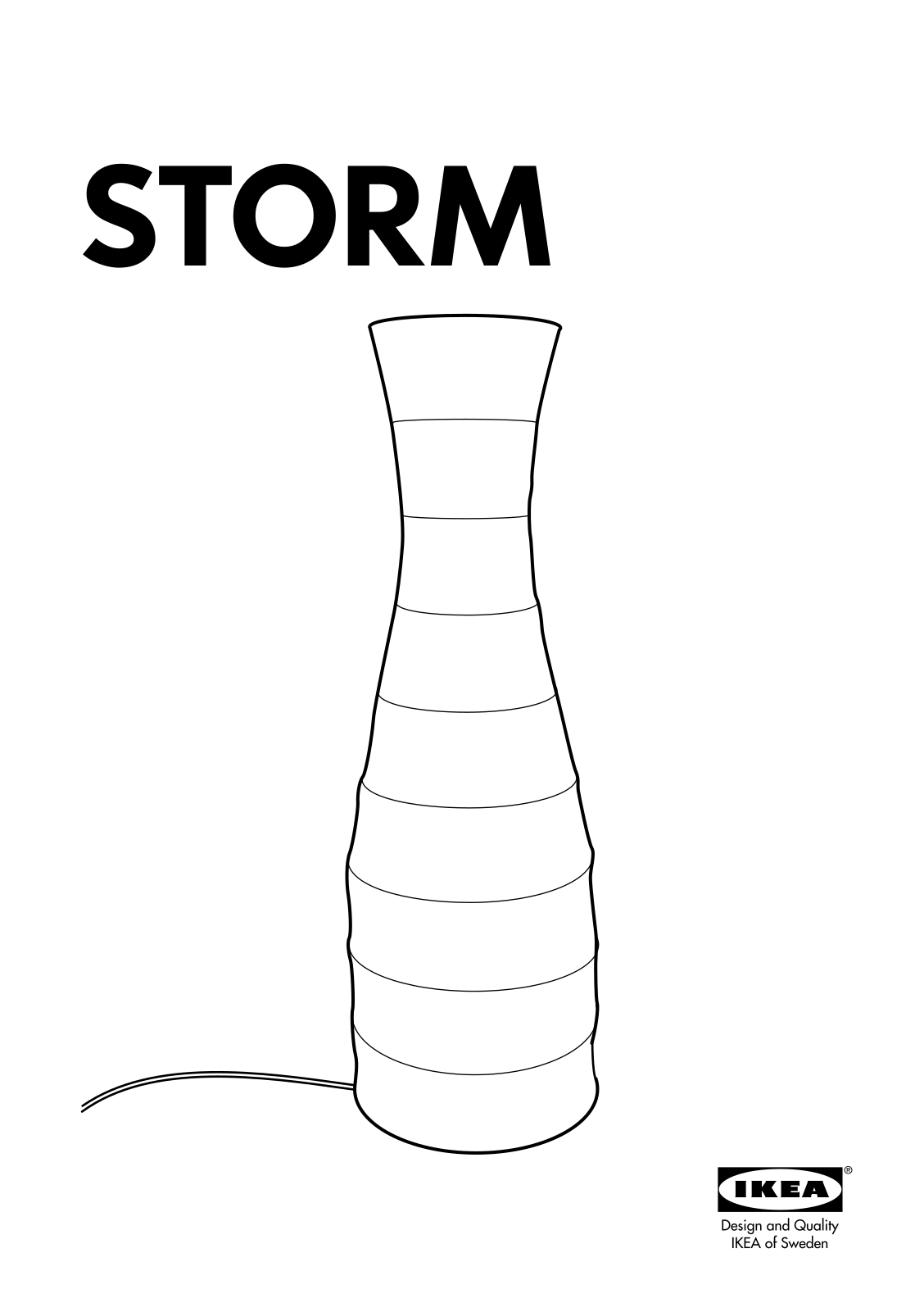 IKEA STORM User Manual