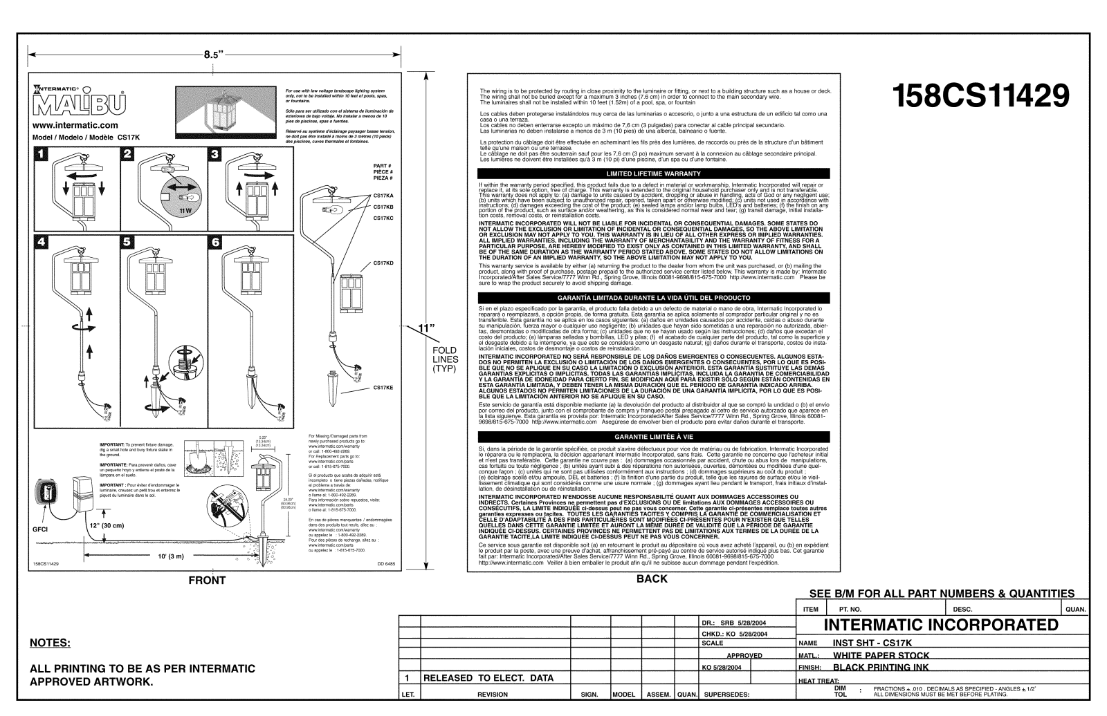 Intermatic CS17K User Manual