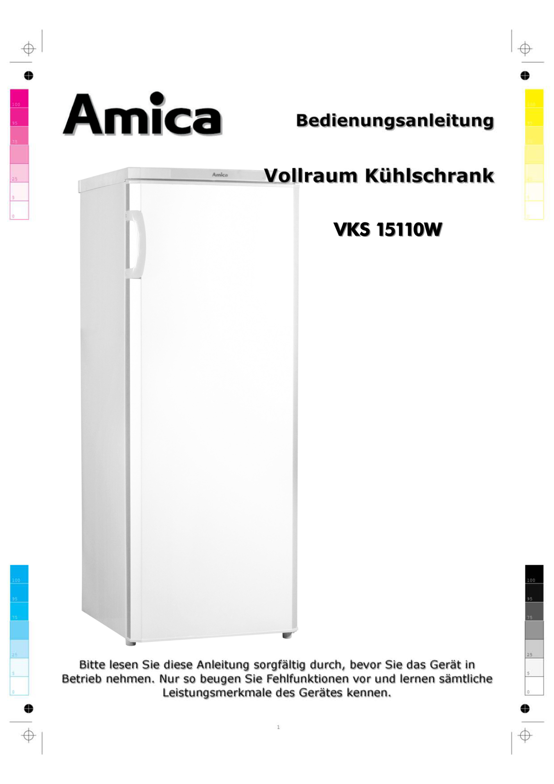 Amica VKS 15110 W User Manual