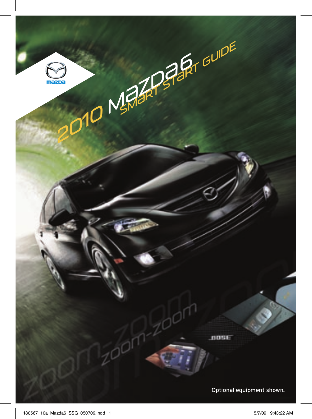 Mazda 6 2010 User Manual