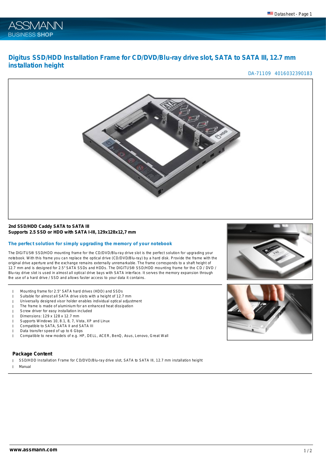 Digitus DA-71109 User Manual