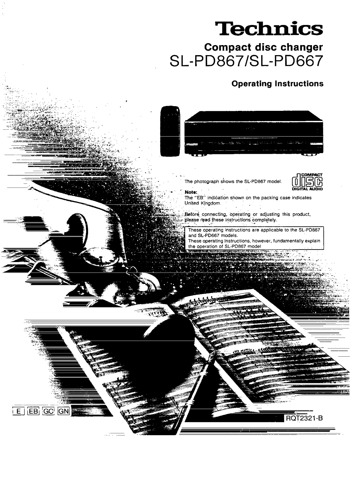 Panasonic SL-PD867, SL-PD667 User Manual