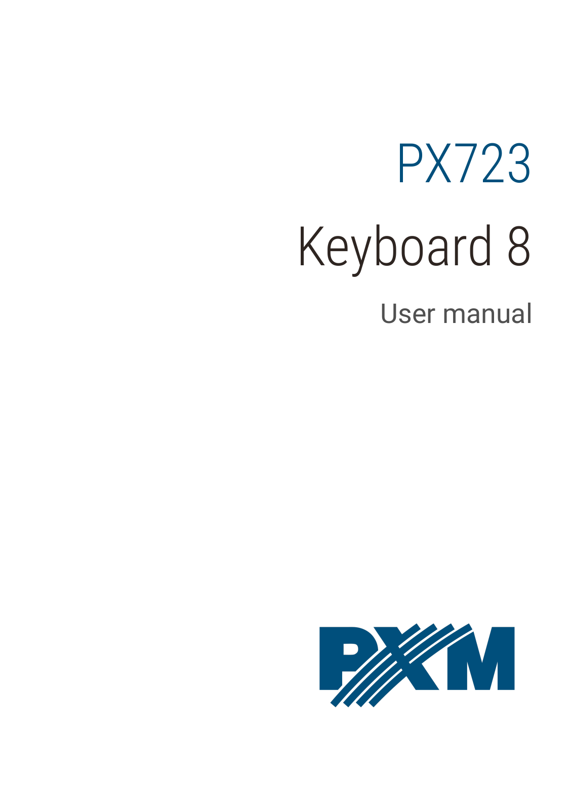 PXM PX723 User Manual