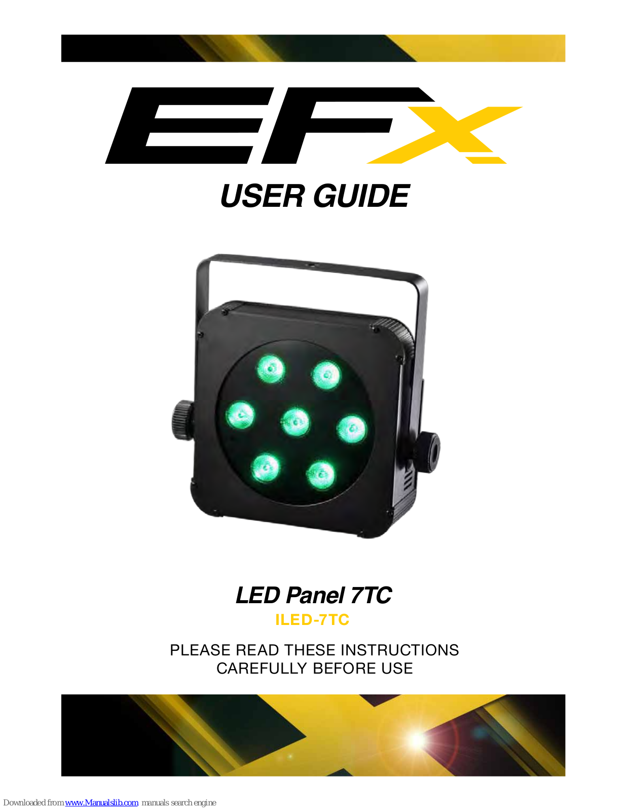 EFX ILED-7TC User Manual