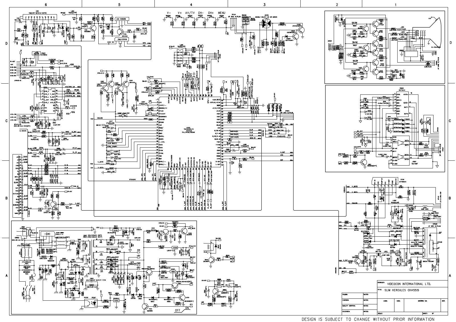 Kenstar S2101C, S2102C Schematic