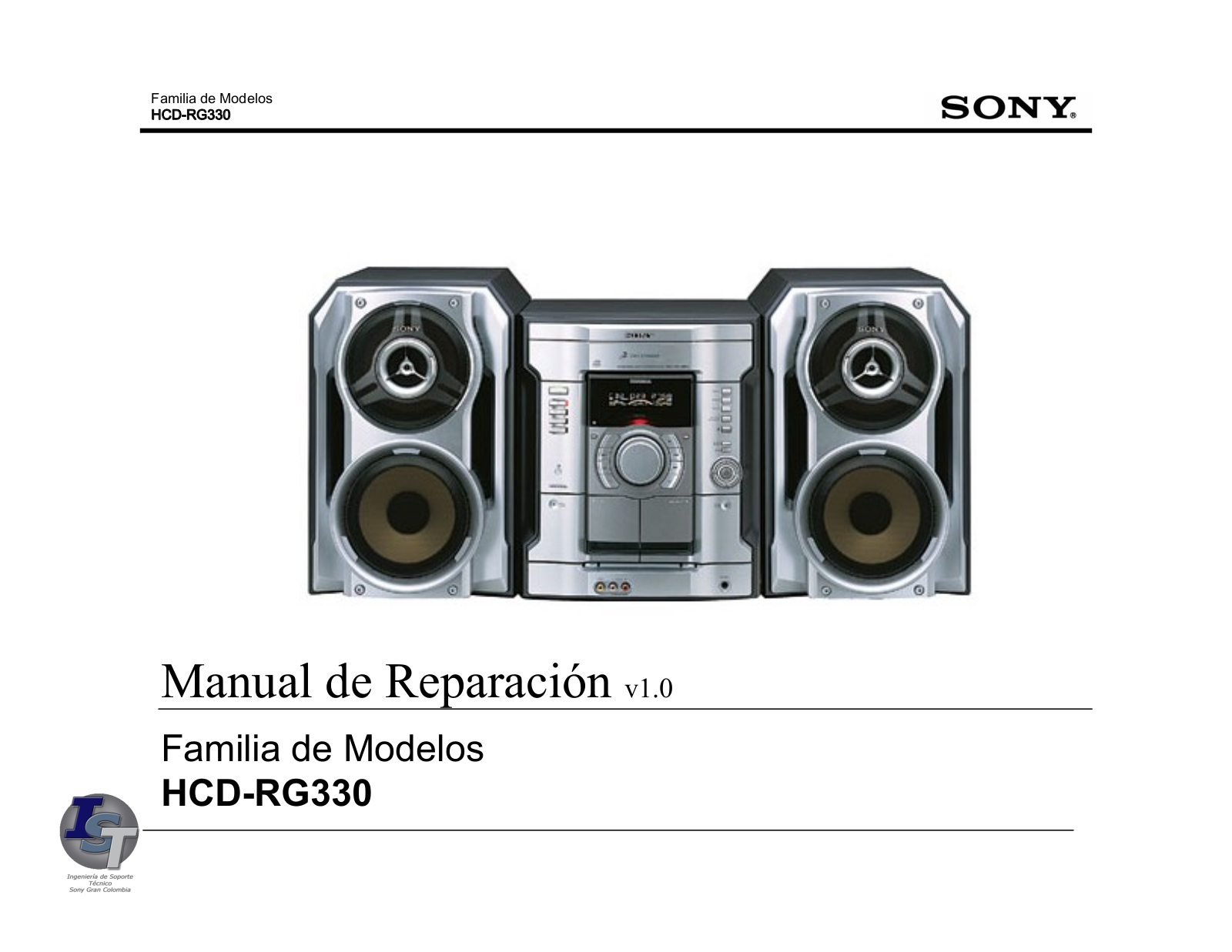 Sony HCD-RG330 Diagram