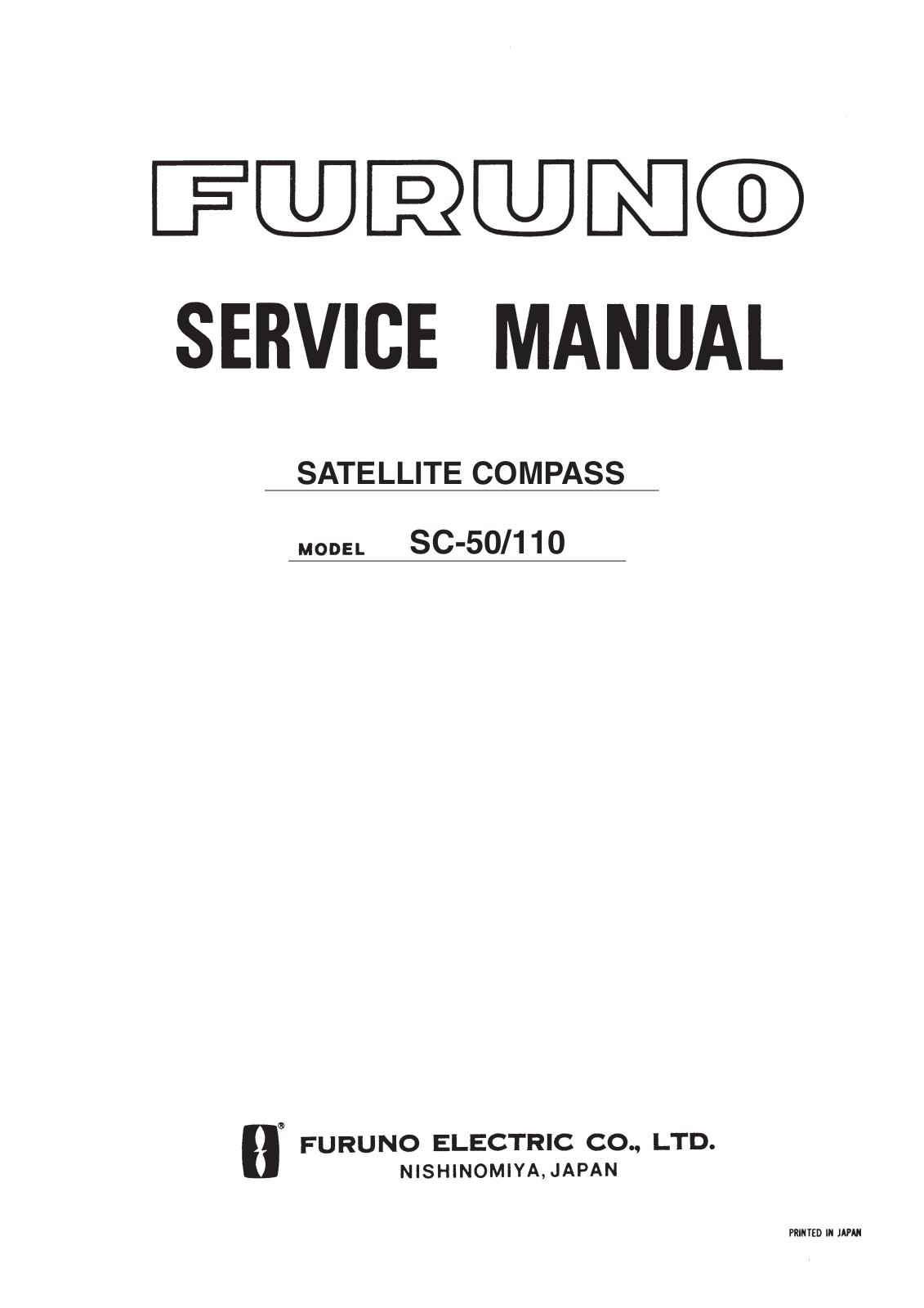 Furuno SC-50-110 User Manual