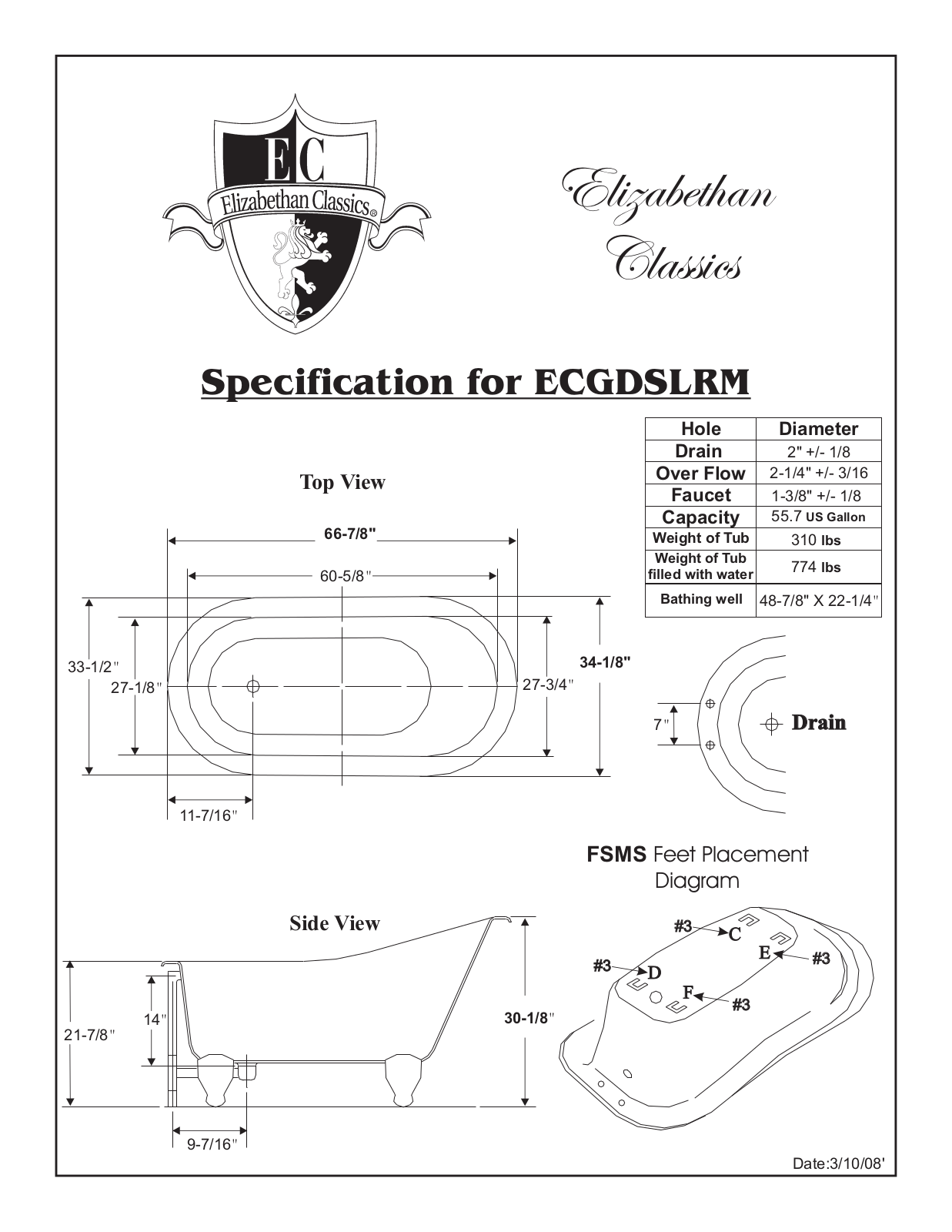 Factory Direct Hardware ECGDSLTAP User Manual