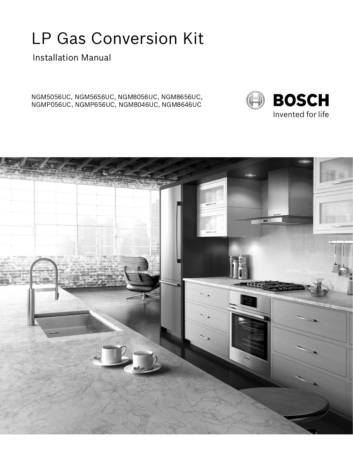 Bosch NGM8646UC Installation Instructions