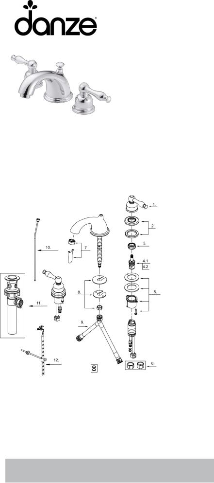 Danze D304155PBV Parts manual