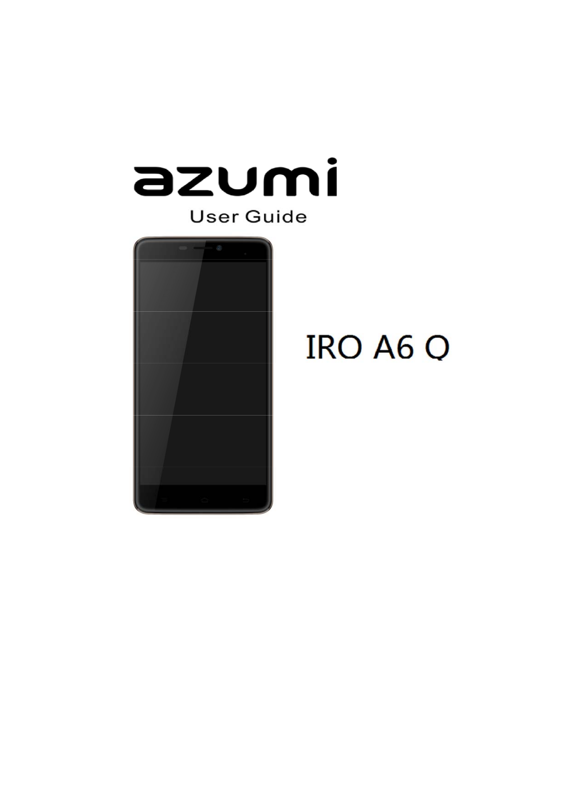 Azumi S A AZUMIIROA6Q User Manual