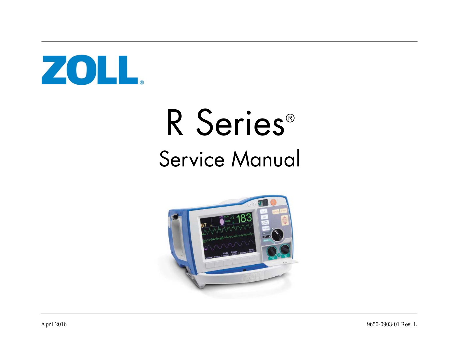 Zoll R Series Service manual