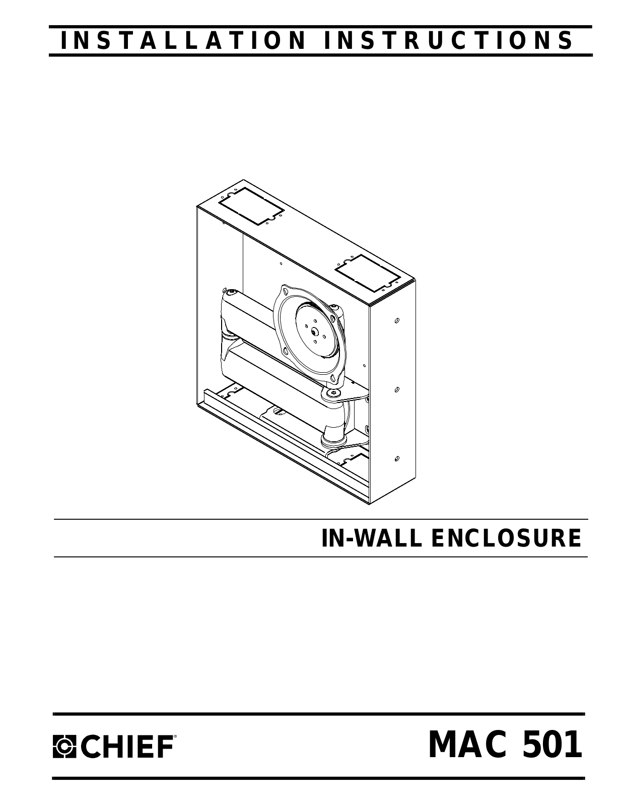 Chief JWDIW210B Users Guide - ManualMachine.com