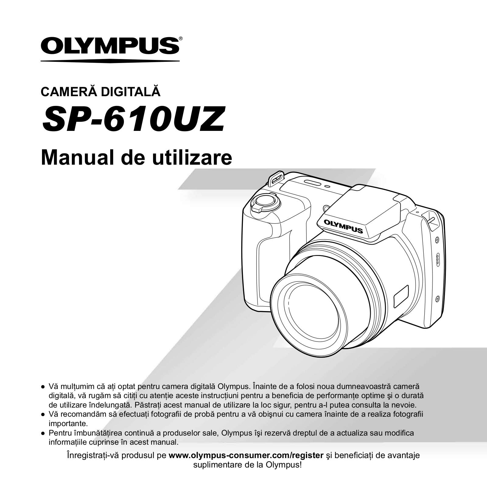 OLYMPUS SP-610UZ User Manual