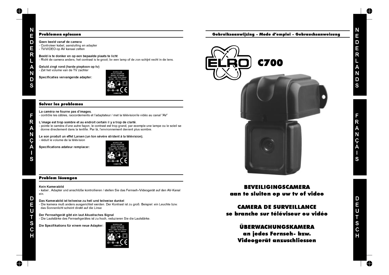 ELRO C700 User Manual