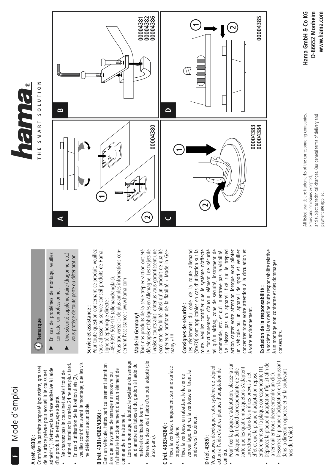 Hama TB 6 Service Manual