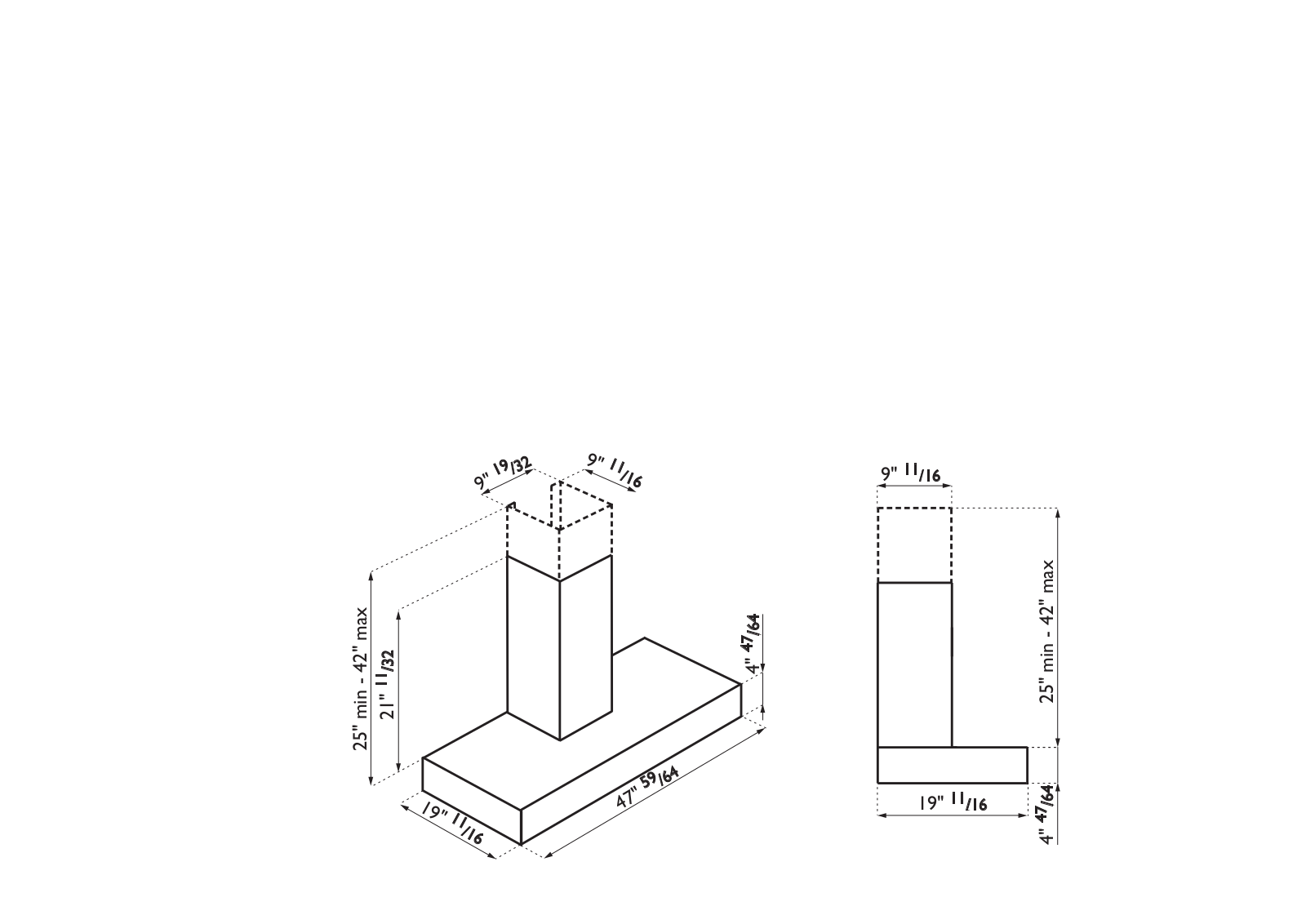 Superiore HN481BSS Dimension Guide - ManualMachine.com