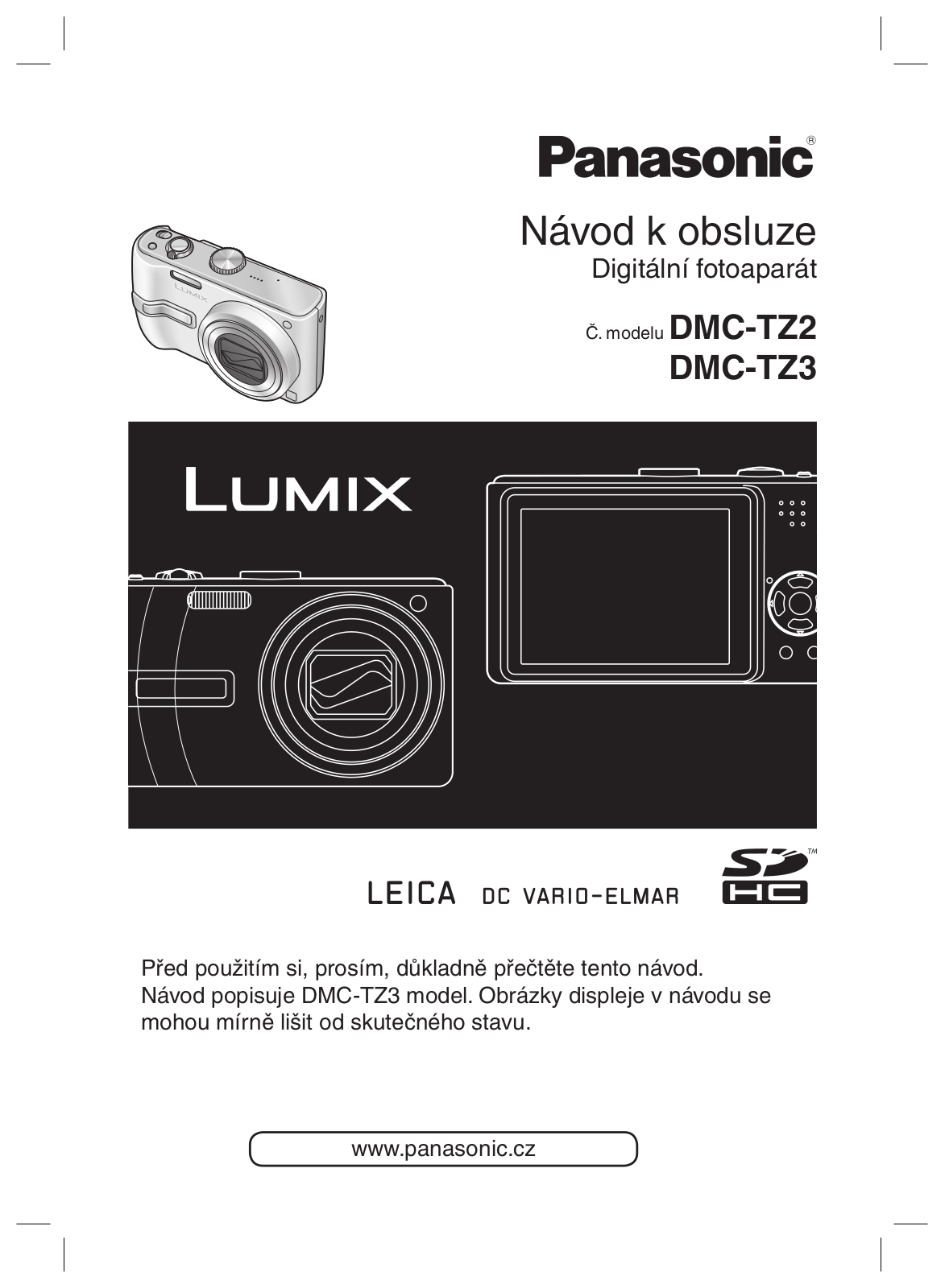 Panasonic DMC-TZ2 User Manual