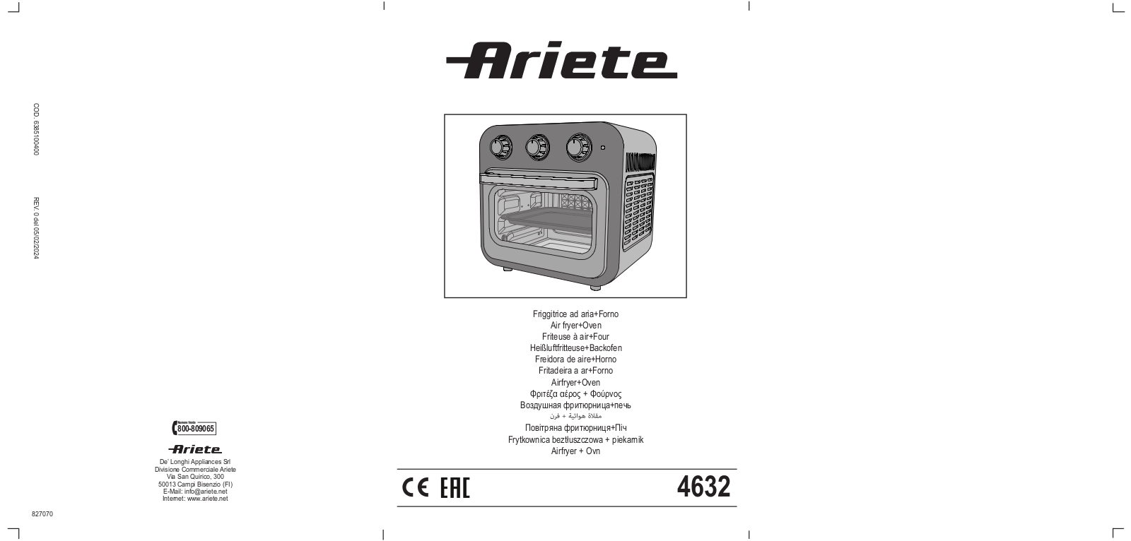 Ariete 4632 User guide - ManualMachine.com