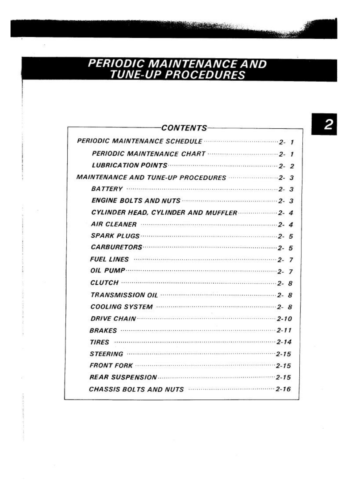 Suzuki RGV250 Service Manual 2  PeriodicMaint