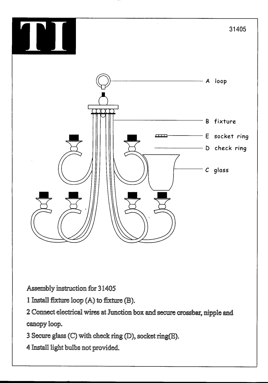 Triarch 31405 User Manual