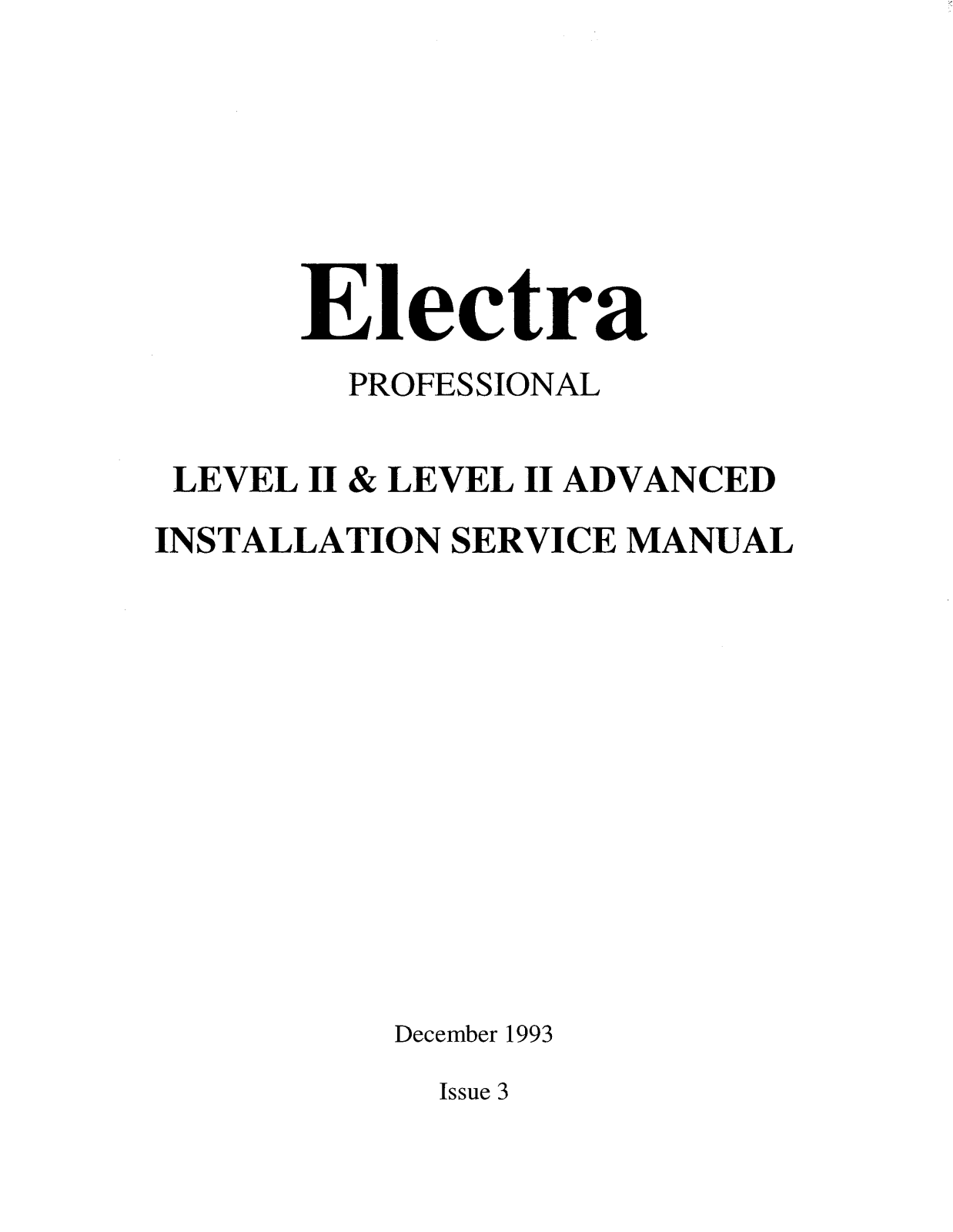 NEC Electra Level II, Level II Adv User Guide