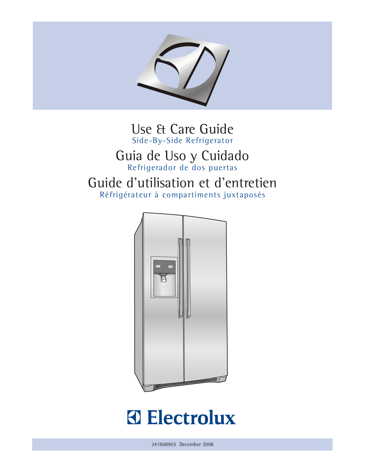 Electrolux EI26SS55GW, EI26SS55GB, EW23SS65HW, EW26SS70IB User Manual